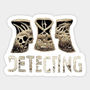 Metal Detecting logo Sticker